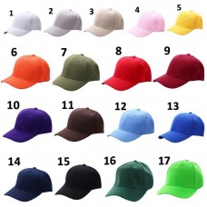 USA Hombre Mujer Pure Color Blank Curved Plain Baseball Caps Visor Hat Adjustable  eb-56252212